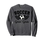 Soccer Gran Gran Matching Family Sweatshirt - Minimalist Print Unisex
