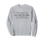Soccer Mom Gifts Im Soccer Mom Sweatshirt - Custom Art Print for Adults