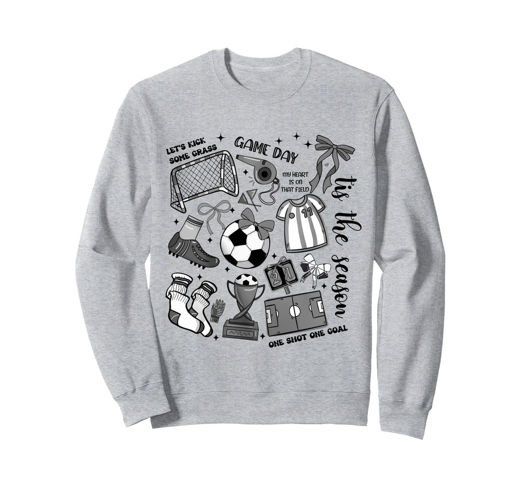 Game Day Soccer Coquette Soccer Sweatshirt - Streetwear Style for Adults
