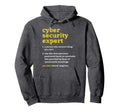 Cyber Security Expert Definition Hoodie - Custom Art Print for Adults