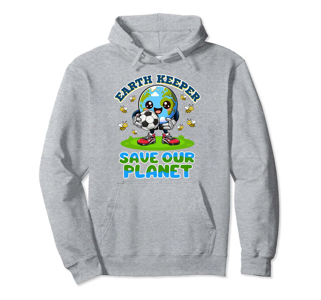 Earth Keeper Save Our Planet Earth Day Hoodie - Trendy Graphic for Adults