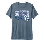Groovy Soccer Mom Coquette Bow Game T-Shirt - Streetwear Style Men Women
