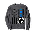 Usa Flag Soccer Coach Funny Soccer Sweatshirt - Streetwear Style Unisex