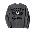Soccer Gams Matching Family Soccer Sweatshirt - Unique Graphic for Adults