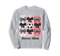 Soccer Mom Coquette Bow Soccer Mom Sweatshirt - Custom Art Print Men Women