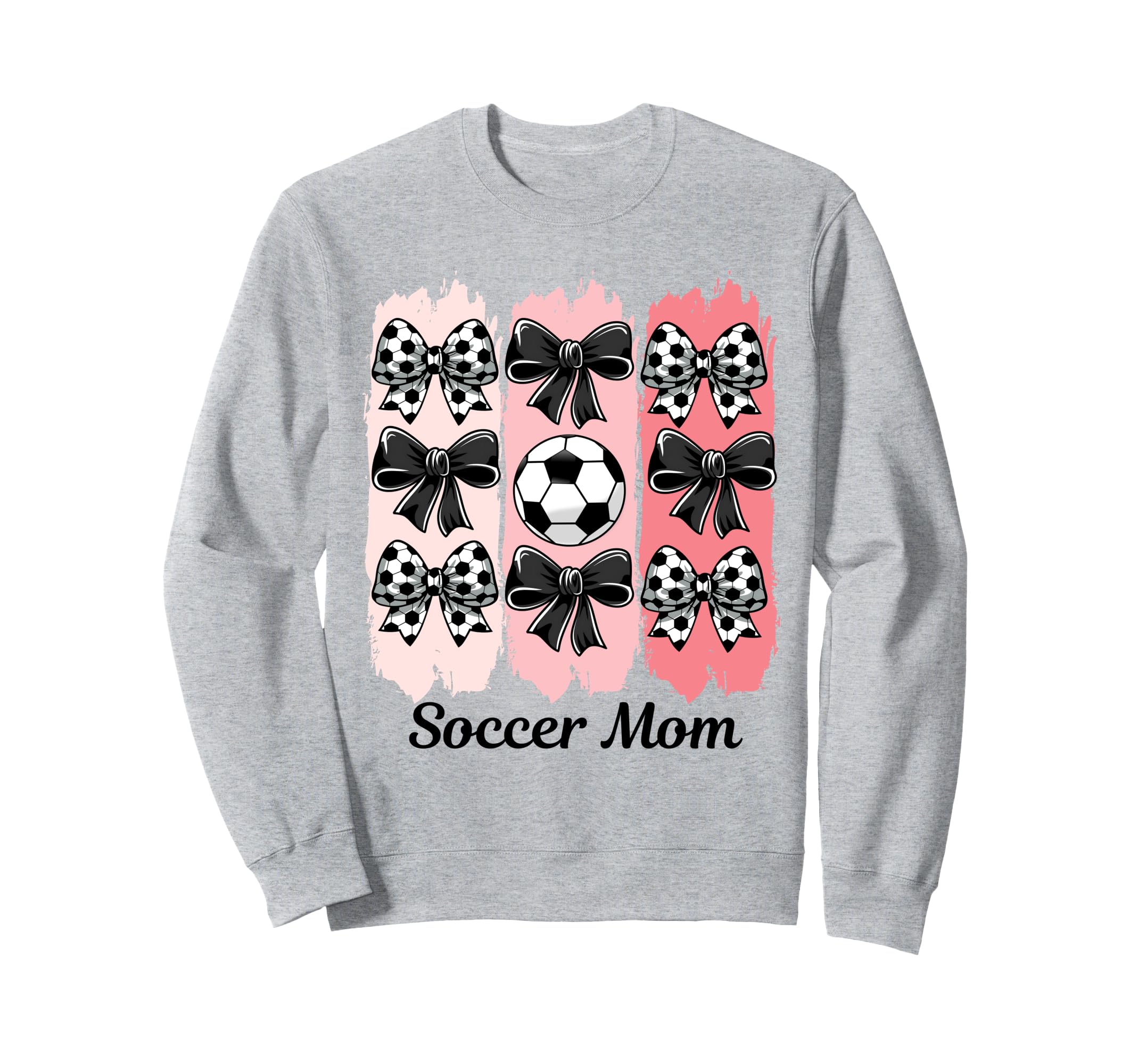 Soccer Mom Coquette Bow Soccer Mom Sweatshirt - Custom Art Print Men Women