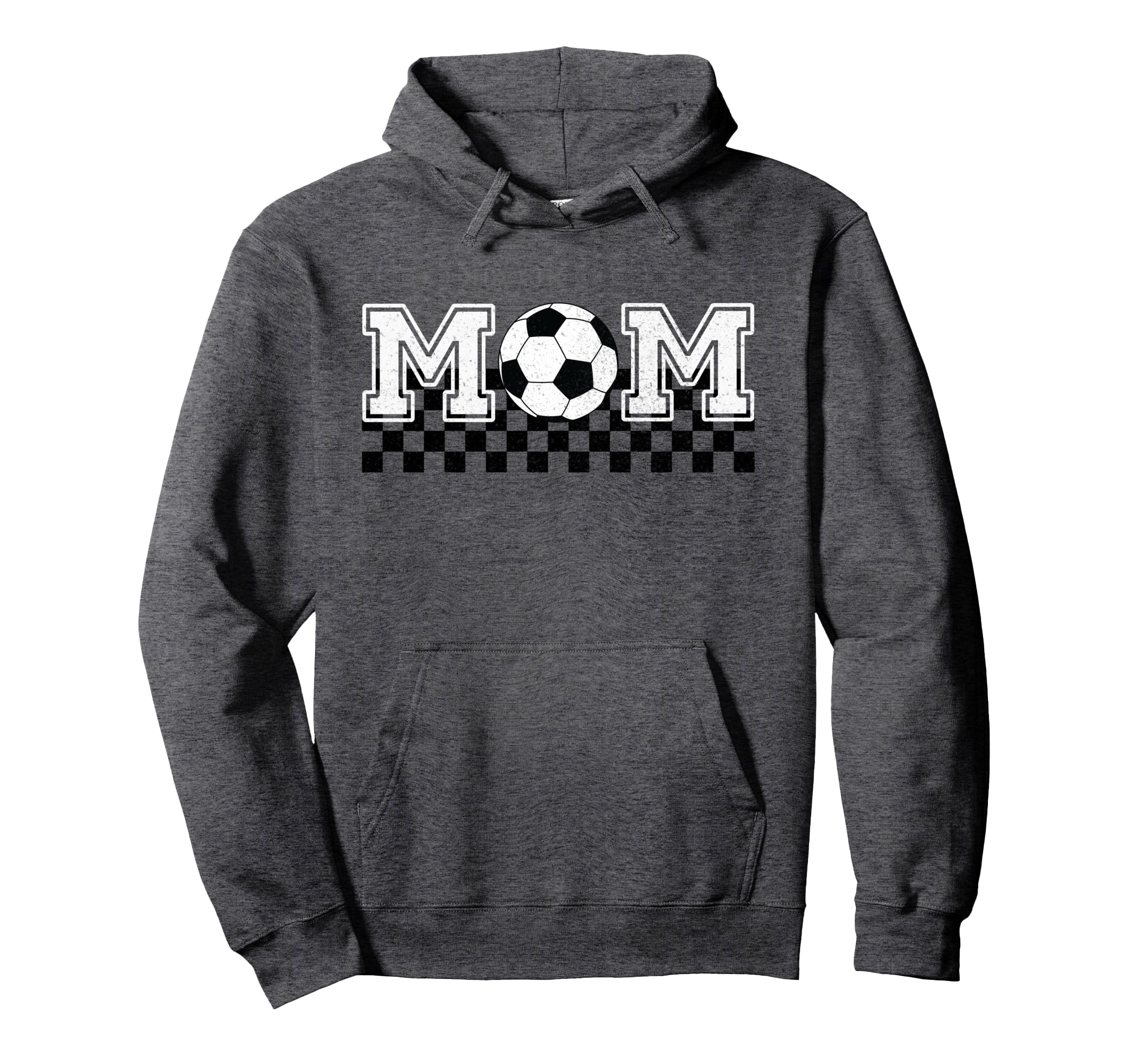 Soccer Mom Soccer Mama Checkered Hoodie - Custom Art Print Men Women