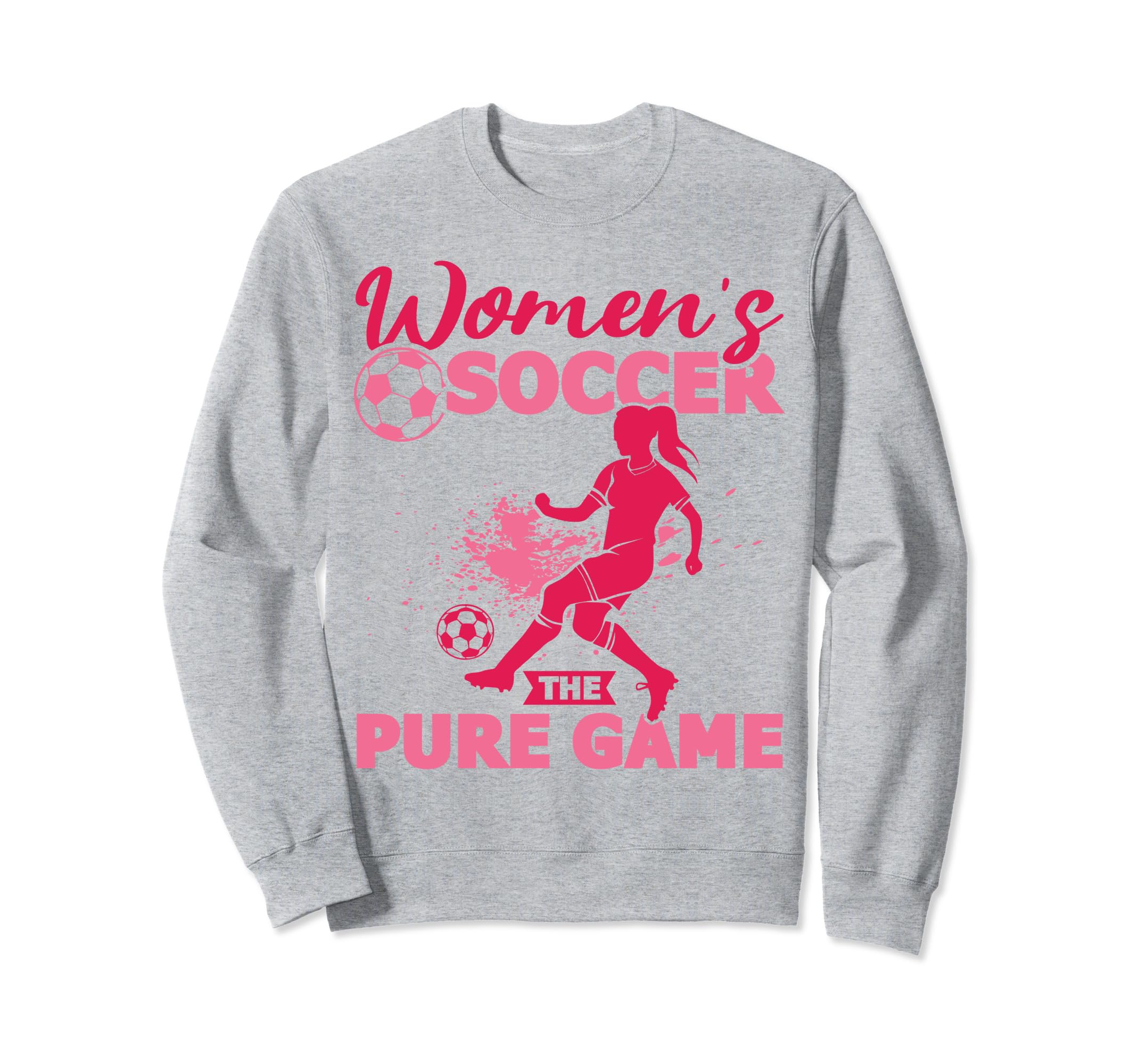 Soccer Team Outfit Players Fans Womens Sweatshirt - Unique Graphic Unisex