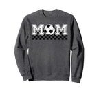 Soccer Mom Soccer Mama Checkered Sweatshirt - Minimalist Print for Adults