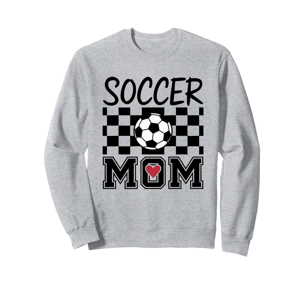 Groovy Soccer Mom Mother Soccer Mom Sweatshirt - Aesthetic Graphic Unisex