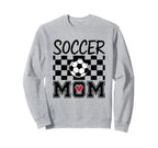 Groovy Soccer Mom Mother Soccer Mom Sweatshirt - Aesthetic Graphic Unisex