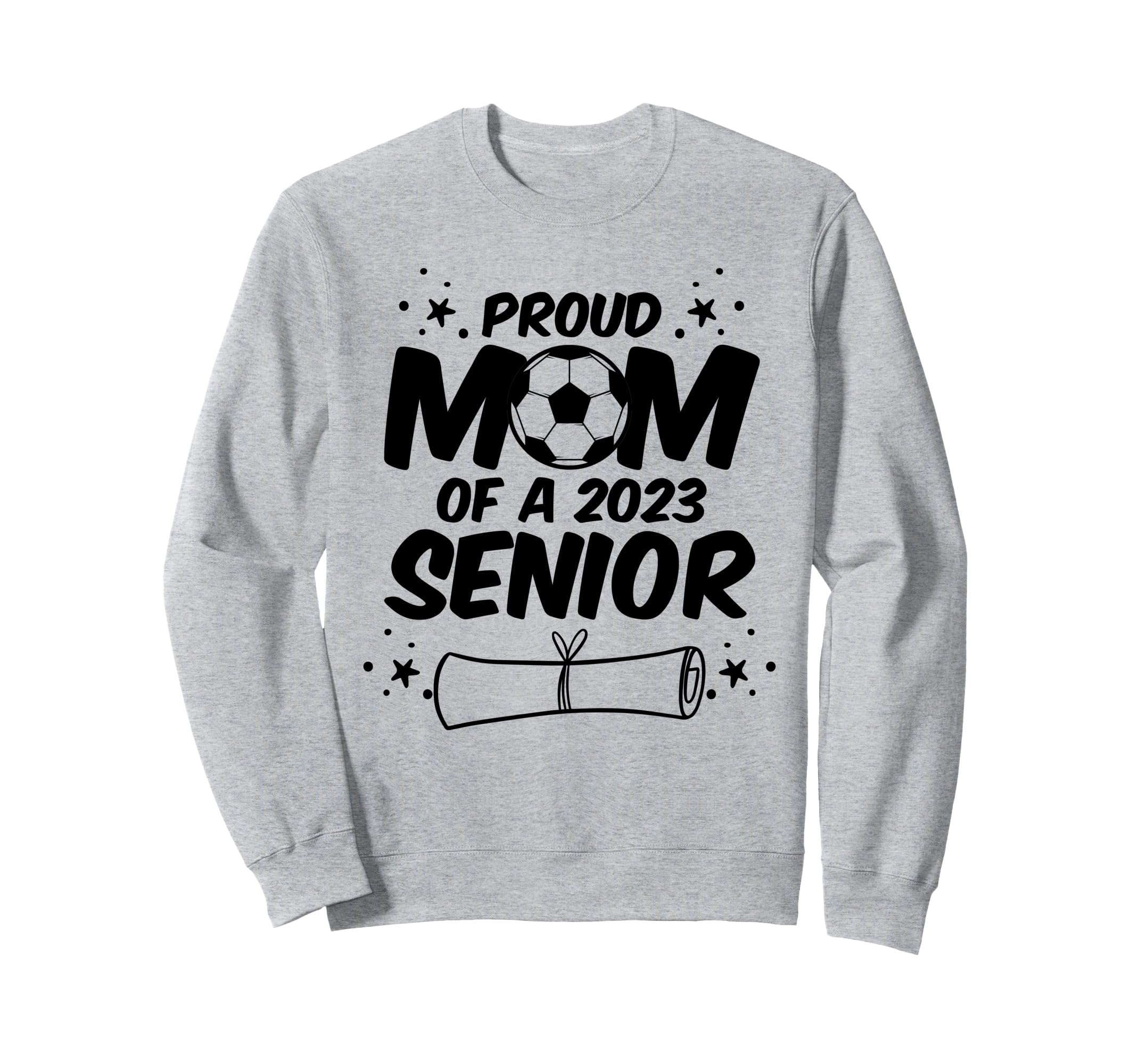 Senior Year Soccer Mom Soccer Sweatshirt - Aesthetic Graphic for Adults