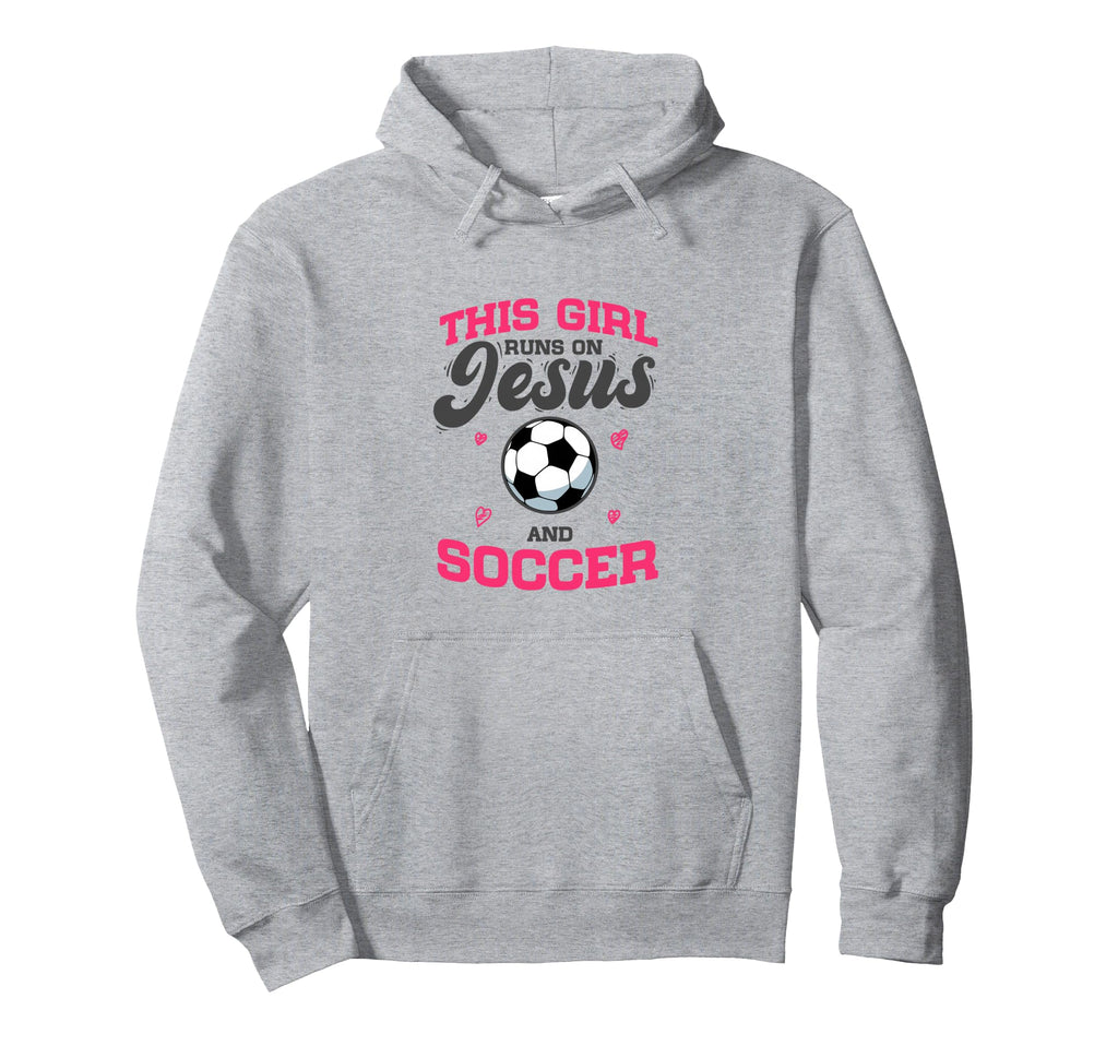 Christian Soccer Player This Runs Hoodie - Custom Art Print for Adults