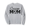 Soccer Mom Heart Game Day Vibes Sweatshirt - Trendy Graphic Men Women