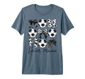 Soccer Mama Coquette Bow Soccer Mom T-Shirt - Custom Art Print Men Women