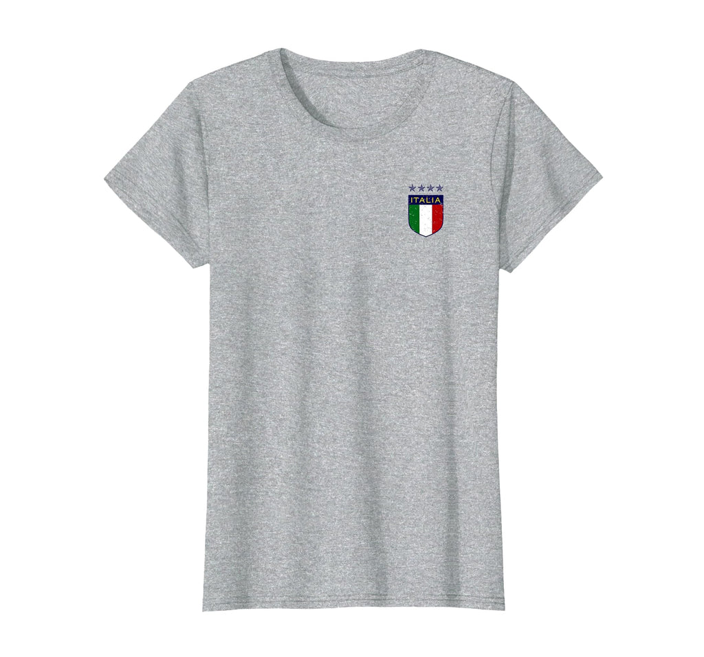 Italia Soccer Double Sided T-Shirt - Aesthetic Graphic Unisex