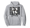 Goals Soccer Coquette Bow Hoodie - Fun Novelty Design Men Women