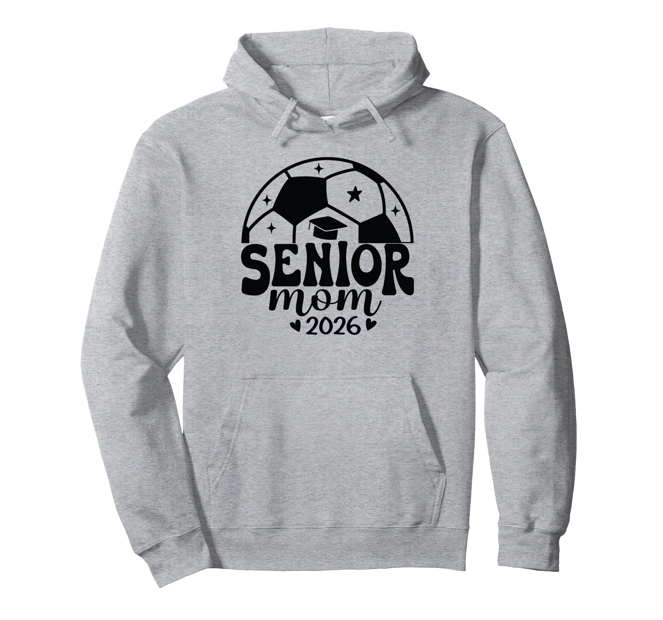 Senior Mom Soccer Class 2026 Womens Hoodie - Unique Graphic Men Women