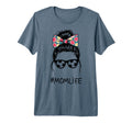 Messy Bun Bandana Soccer Mom Life T-Shirt - Trendy Graphic Men Women
