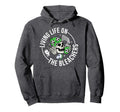 Bleachers Soccer Keeper Mom Soccer Hoodie - Graphic Print for Adults
