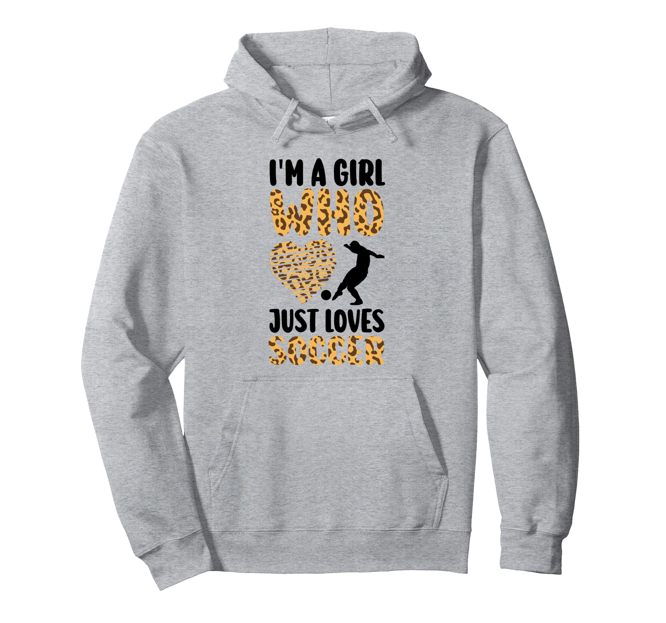 Im Who Just Loves Soccer Soccer Hoodie - Novelty Apparel Men Women