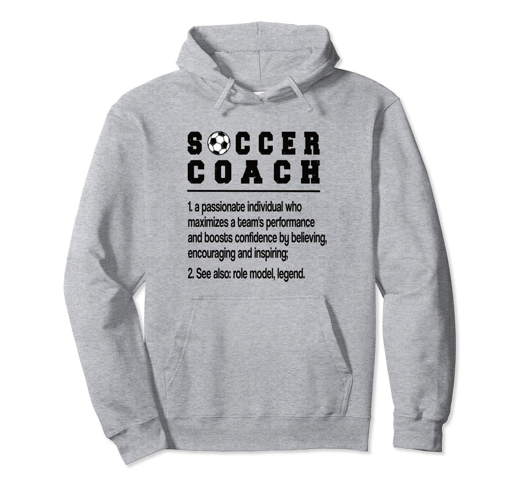 Soccer Coach Definition Soccer Coaching Hoodie - Minimalist Print Unisex
