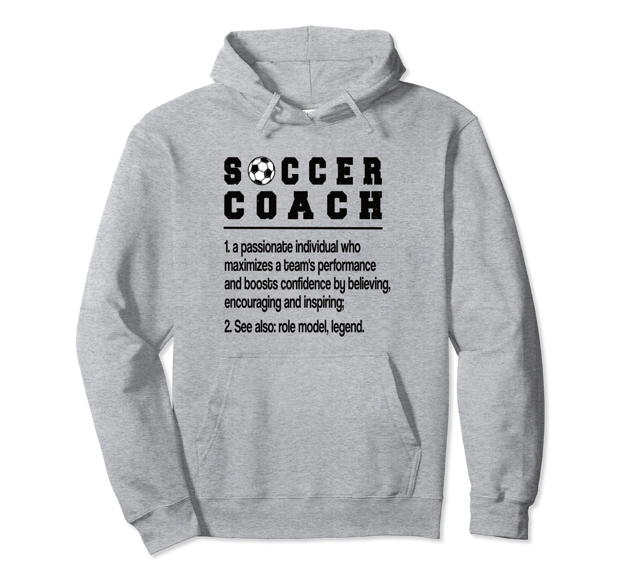 Soccer Coach Definition Soccer Coaching Hoodie - Minimalist Print Unisex