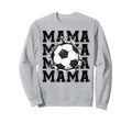 Soccer Mama Cracked Wall Family Sweatshirt - Minimalist Print for Adults