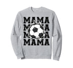 Soccer Mama Cracked Wall Family Sweatshirt - Minimalist Print for Adults
