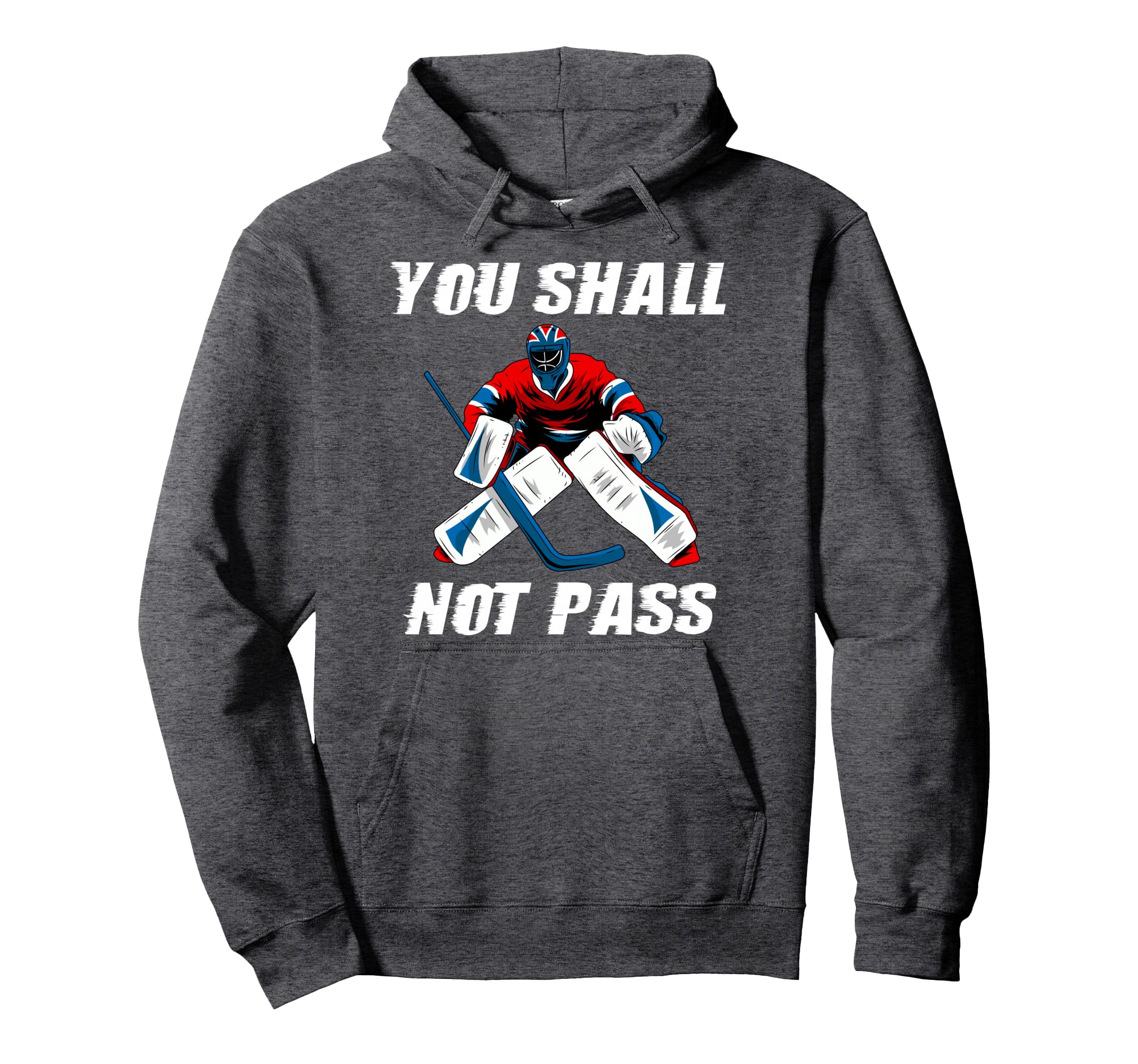 Ice Hockey Goalkeeper Goaltender Ice Hockey Hoodie - Trendy Graphic Unisex