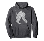 Ice Hockey Goalkeeper Ice Hockey Player Hoodie - Fun Novelty Design Unisex