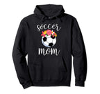 Proud Soccer Mom Floral Flower Hoodie - Aesthetic Graphic Men Women