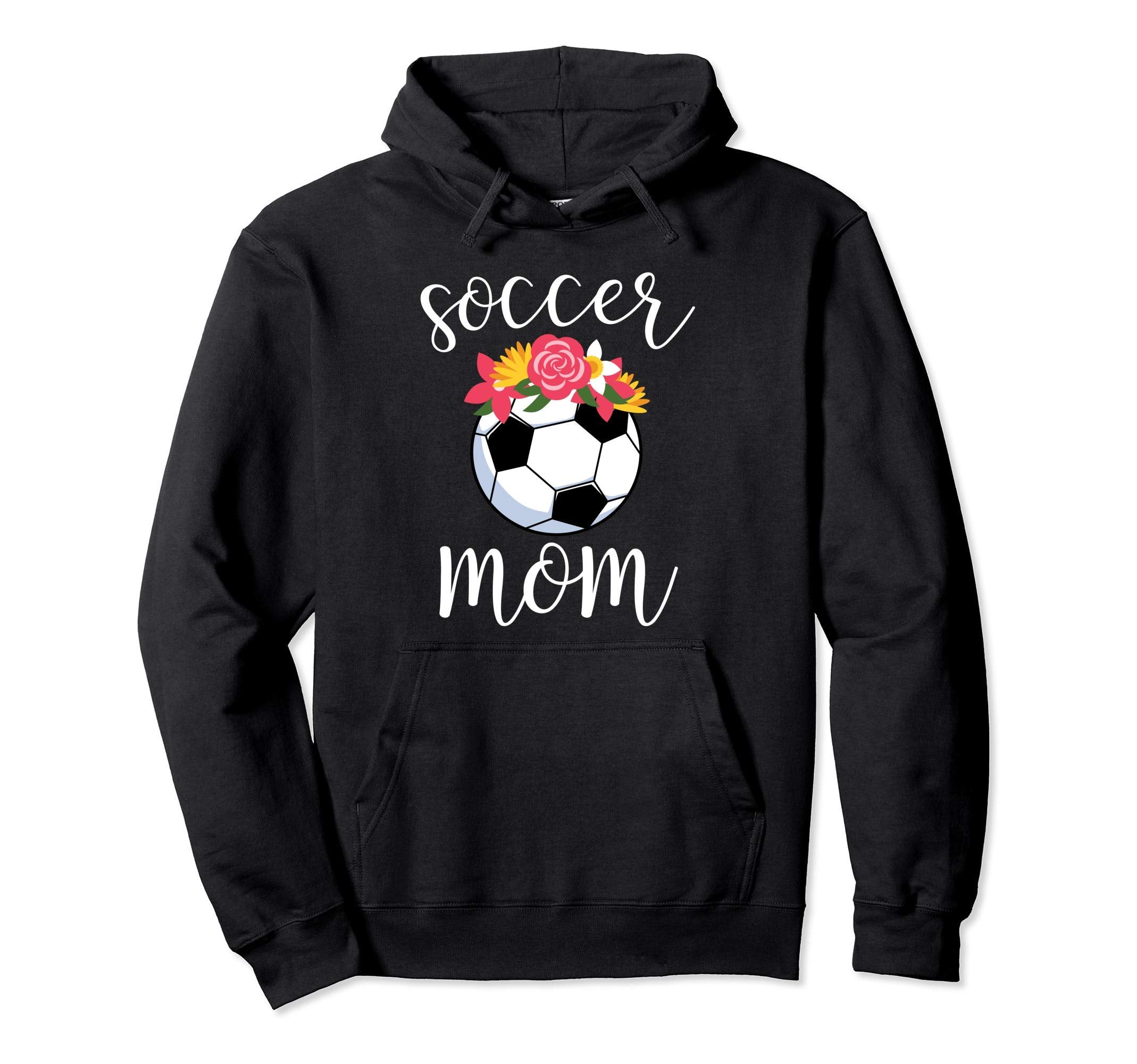 Proud Soccer Mom Floral Flower Hoodie - Aesthetic Graphic Men Women