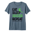 Eat Sleep Soccer Repeat Soccer T-Shirt - Streetwear Style for Adults