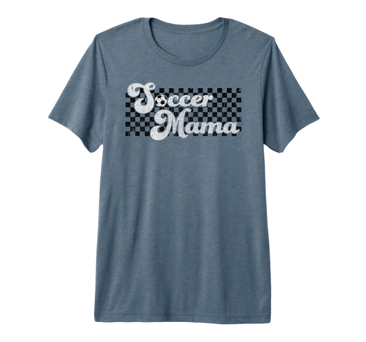 Soccer Mama Soccer Mom Checkered T-Shirt - Streetwear Style Men Women