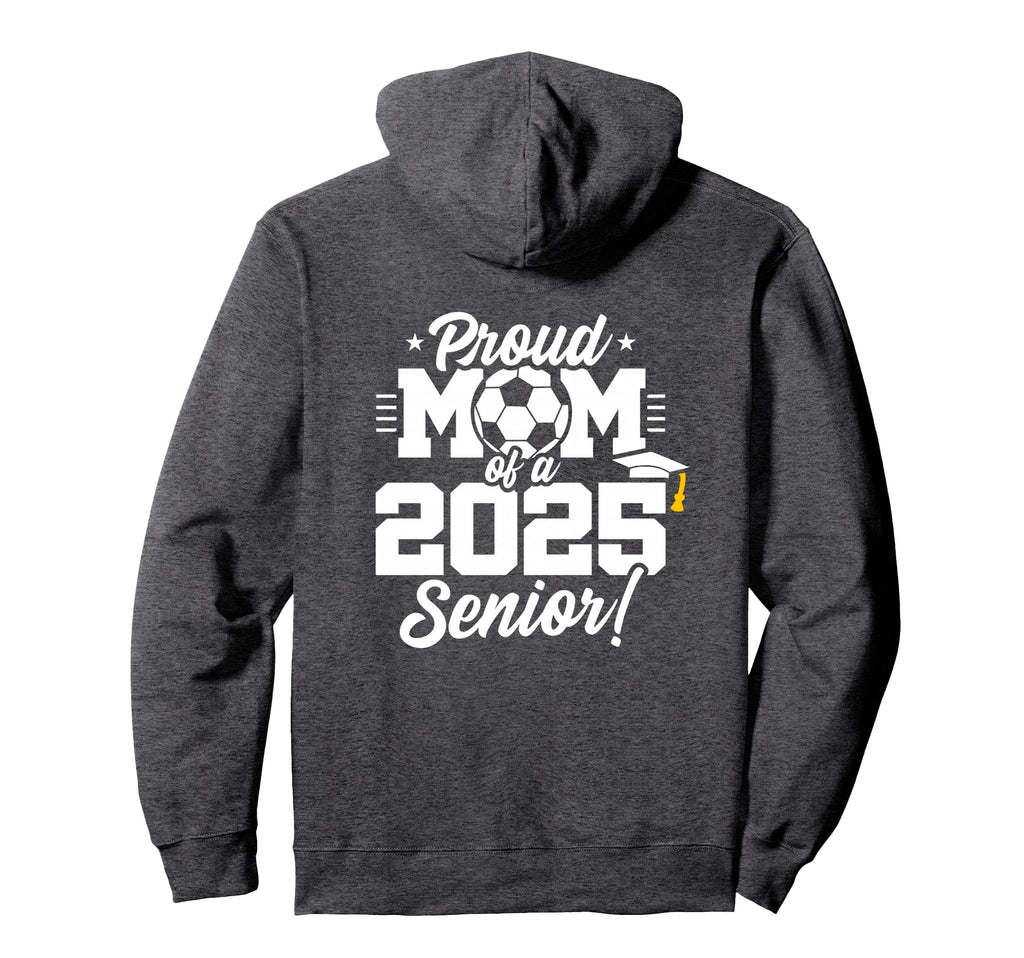 Class 2025 Senior Year Soccer Mom Senior 2025 Hoodie - Graphic Print Unisex