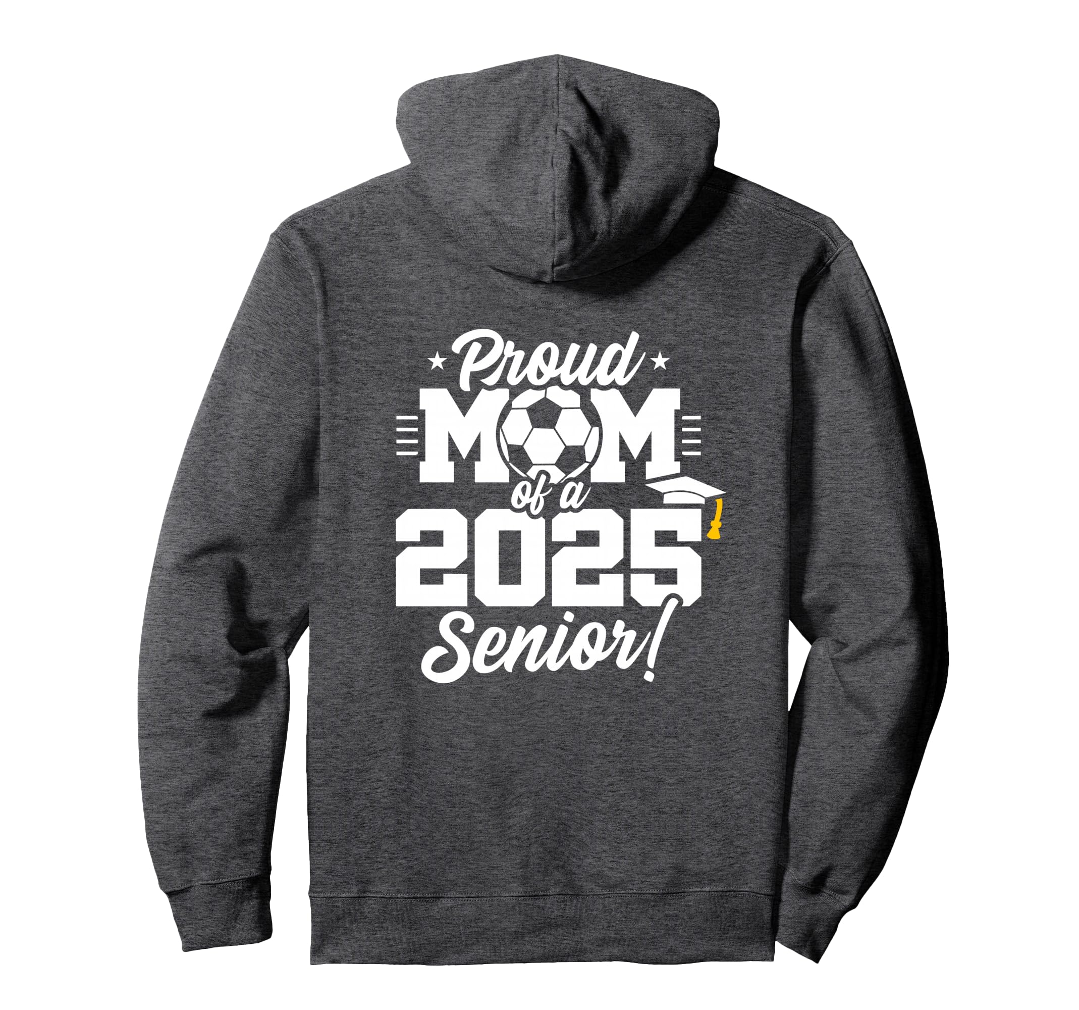 Class 2025 Senior Year Soccer Mom Senior 2025 Hoodie - Graphic Print Unisex
