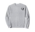 Soccer Player Heart Soccer Ball Heart Sweatshirt - Graphic Print Unisex