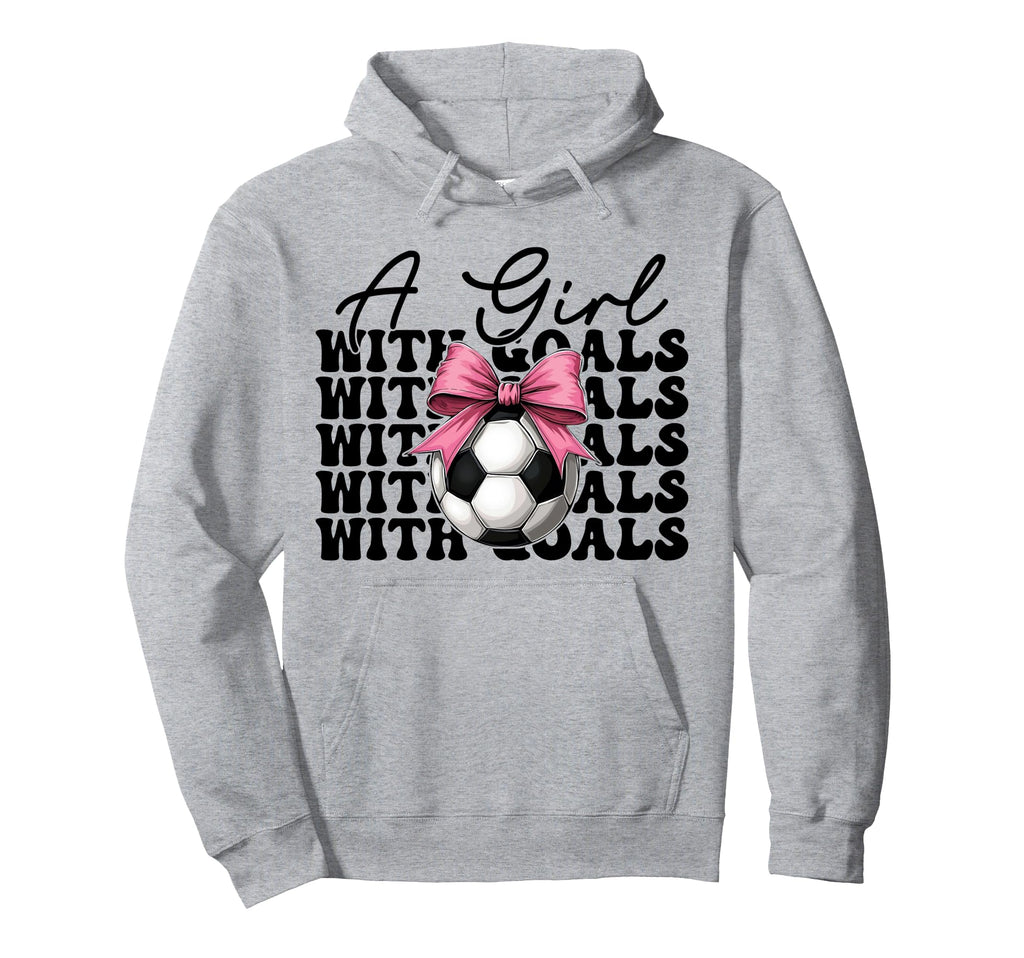 Soccer Soccer Mom Mothers Day Goals Hoodie - Graphic Print Unisex
