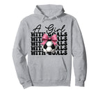 Soccer Soccer Mom Mothers Day Goals Hoodie - Graphic Print Unisex