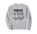 Mom Surrounded Balls Soccer Sweatshirt - Fun Novelty Design for Adults