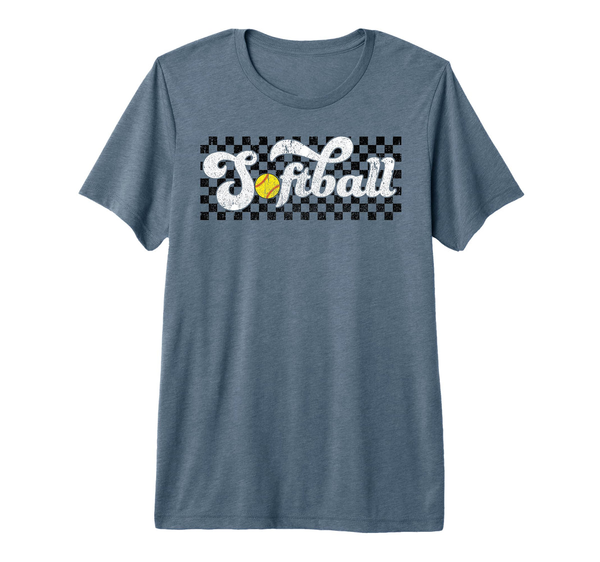 Softball Family Mom Dad Grandma T-Shirt - Casual Everyday Wear Unisex