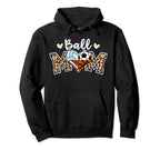 Ball Mom Soccer Football Volleyball Hoodie - Streetwear Style for Adults