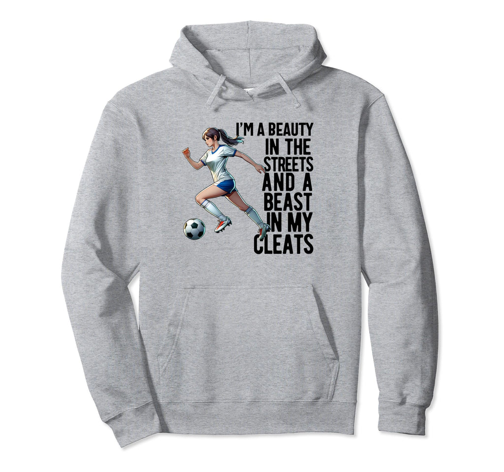 Im Beauty Streets Soccer Daughter Hoodie - Casual Everyday Wear Unisex