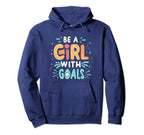 Funny Soccer Art Teens Soccer Lovers Hoodie - Minimalist Print for Adults