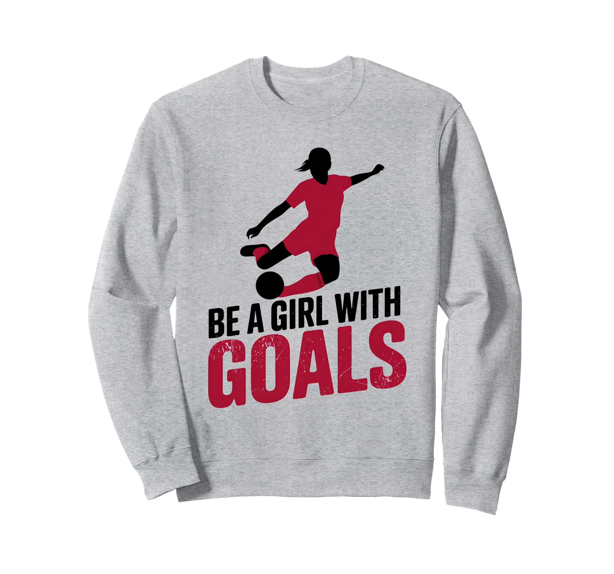 Be Goals Soccer Player Soccer Sweatshirt - Minimalist Print Men Women