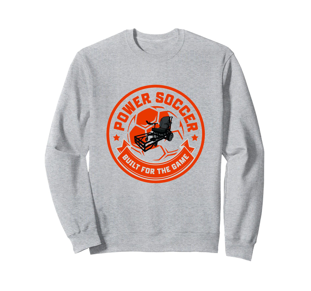 Power Soccer Football Sweatshirt - Minimalist Print for Adults