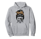Mom Life Messy Bun Hair Funny Soccer Hoodie - Custom Art Print Men Women