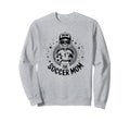 Soccer Mom Skeletton Halloween Sweatshirt - Aesthetic Graphic Unisex