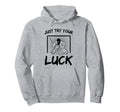 Just Try Your Luck Goalkeeper Ice Hoodie - Fun Novelty Design for Adults